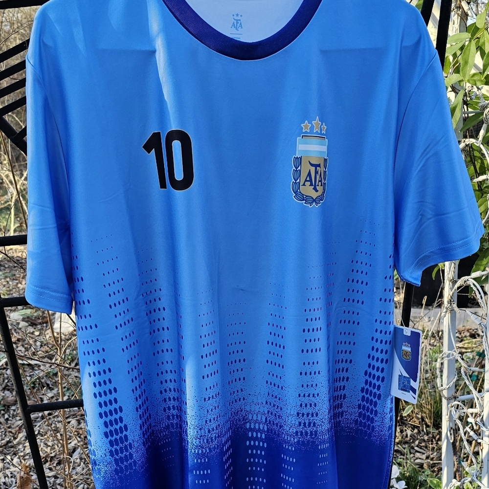 MESSI AFA Light Blue Sports Jersey